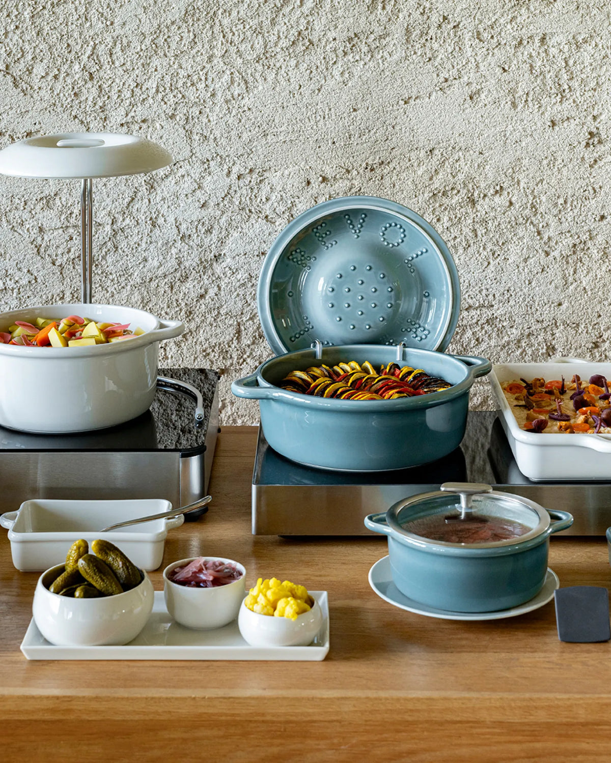 Revol BOMBANCE ROUND COCOTTE 26CM INDUCTION WITHOUT LID Alabaster white Induction SKU: '660262