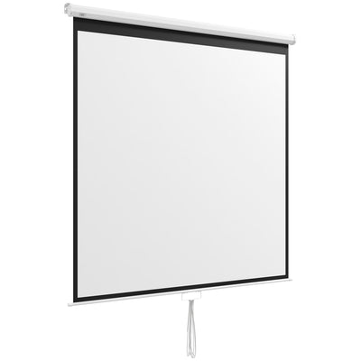 Écran de projection TV et Home Cinema de 99 Pouces vidéo projecteur 1:1 4K HD, 178L x 178H cm