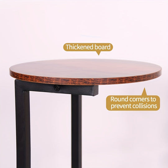 Double-Layer Metal Frame Storage Side Table LPT