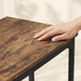 Ensemble Table de Bar avec 2 Tabourets, Table Haute de Cuisine et 2 Chaises de Bar Rembourrées PU, Repose-Pieds, Marron Aosom