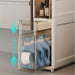 Maximize Your Bathroom Space with our Waterproof Trolley Storage Rack CAN