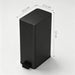 Poubelle de Cuisine 20L en Acier Inoxydable, Couvercle à Fermeture Douce, Compacte avec Seau Intérieur Amovible, Noir Aosom