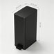 Poubelle de Cuisine 20L en Acier Inoxydable, Couvercle à Fermeture Douce, Compacte avec Seau Intérieur Amovible, Noir Aosom