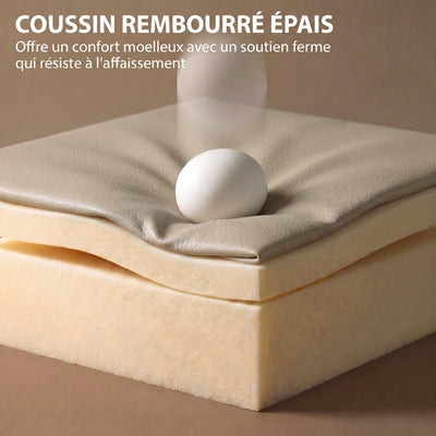 Fauteuil Releveur Électrique Massage Vibration et Chaleur, Fauteuil Relax Électrique en PU, Dossier Inclinable, Gris