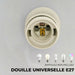 Lampadaire sur Pied Salon, Lampe sur Pied Moderne 40W, Douille E27, Hauteur Réglable, Abat‑jour Orientable, Doré Aosom