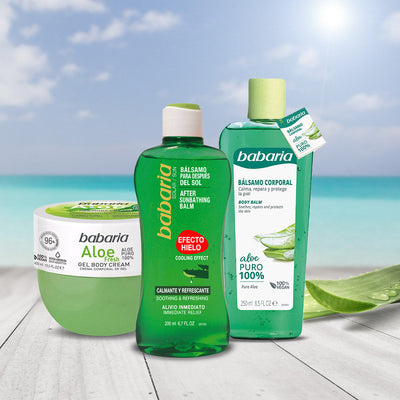 Babaria - After Sun Aloe Vera Effet Fraîcheur – Baume Apaisant & Hydratant