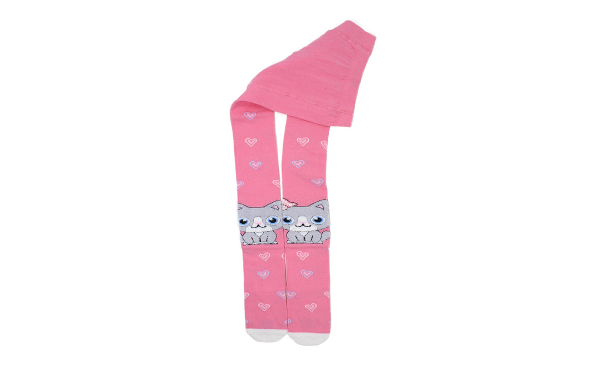 Collant Duo Rose Coton Écologique