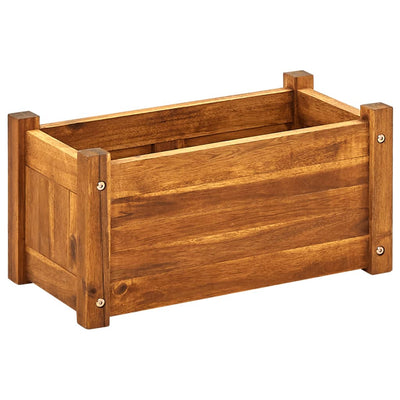 NNEVL Garden Raised Bed Acacia Wood 50x25x25 cm