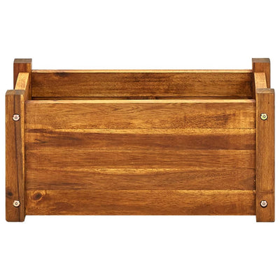 NNEVL Garden Raised Bed Acacia Wood 50x25x25 cm