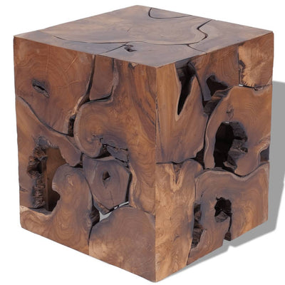 NNEVL Stools 2 pcs Solid Teak
