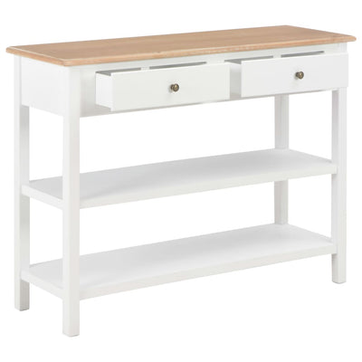 NNEVL Sideboard White 110x35x80 cm MDF