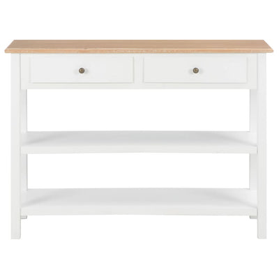 NNEVL Sideboard White 110x35x80 cm MDF