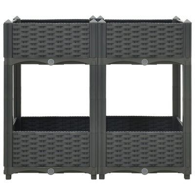 NNEVL Raised Bed 80x40x71 cm Polypropylene