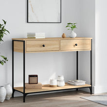 VidaXL Wandtafel 100x34,5x75 cm bewerkt hout sonoma eikenkleurig