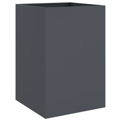 NNEVL Planter Anthracite 52x48x75 cm Steel