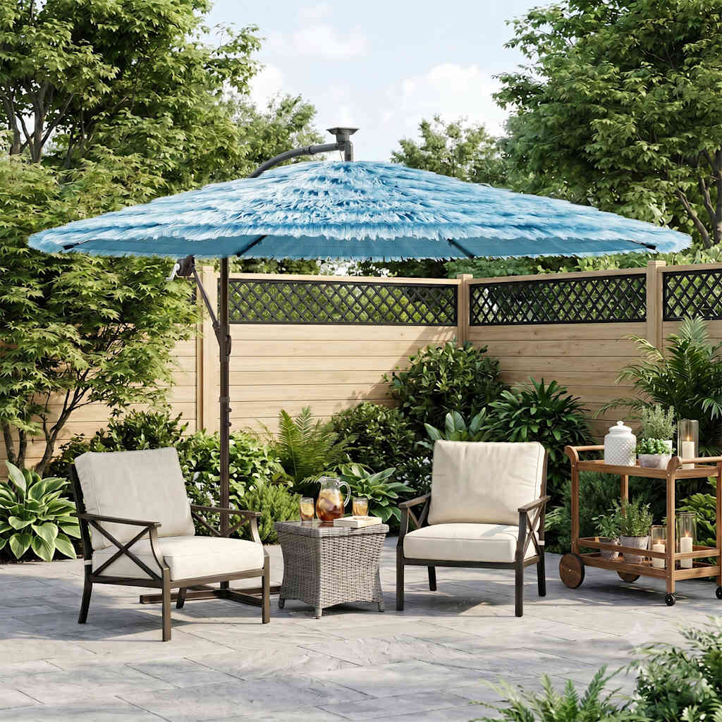 Vidaxx parasol with steel pole 269x269x235 cm blue