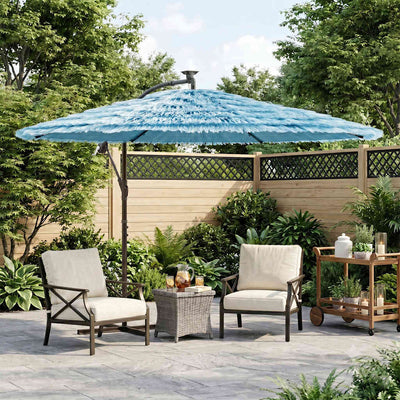 Vidaxx parasol with steel pole 269x269x235 cm blue
