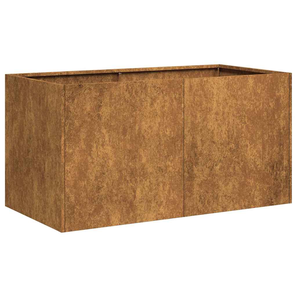 NNEVL Planter Rusty 80x40x40 cm Weathering Steel