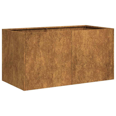 NNEVL Planter Rusty 80x40x40 cm Weathering Steel