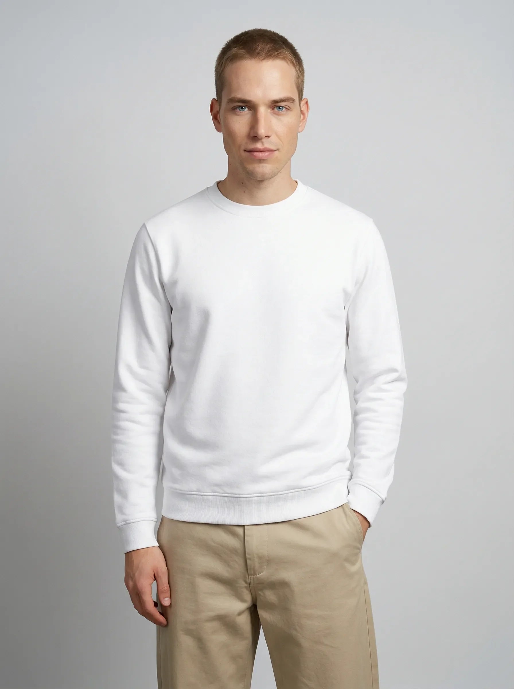 Made in France white sweatshirt