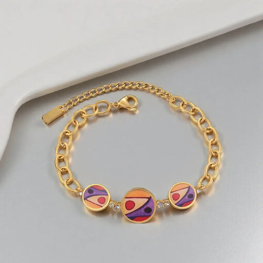 TUULI Bracelet Plaquée Or 14K