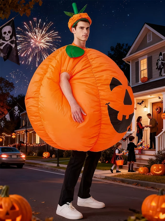 Inflatable Pumpkin Costume Adult One-Piece Suit LPT