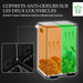 Poubelle de cuisine double, 2 x 28L, 2 couvercles à fermeture douce, seaux intérieurs amovibles et poignées Aosom