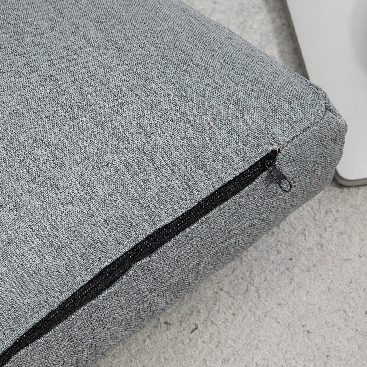 Fauteuil de sol canapé paresseux fauteuil convertible en lit inclinable 90° à 180° tissu - 70l x 72P x 56H cm - gris