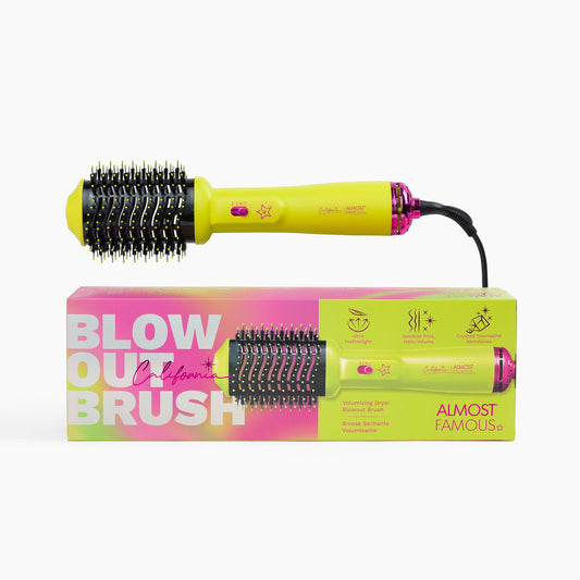 ALMOST FAMOUS California Collection Duo | Digital Flat Iron + 4-in-1 Volumizing Blowout Brush & Dryer
