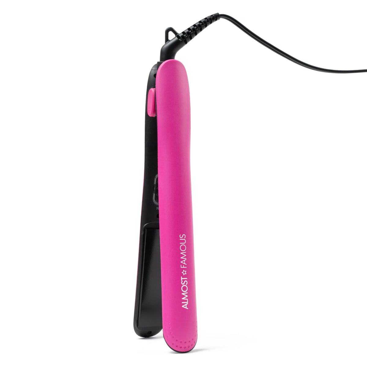 ALMOST FAMOUS "Fierce Glam" Hair & Nail Travel Set | Flat Iron + 5-Piece Manicure Kit