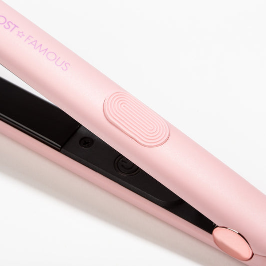 ALMOST FAMOUS "Glow & Go" Travel Beauty Set | Mini Flat Iron, Cryo Facial Globes & LED Brow Trimmer