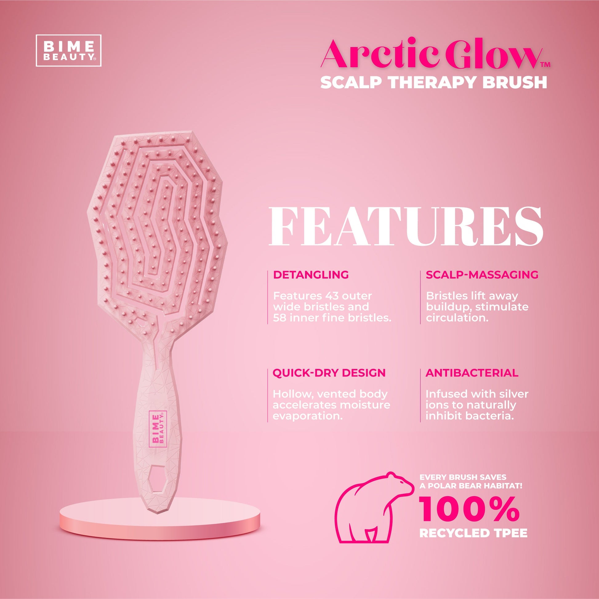 ArcticGlow™ Scalp Therapy Brush
