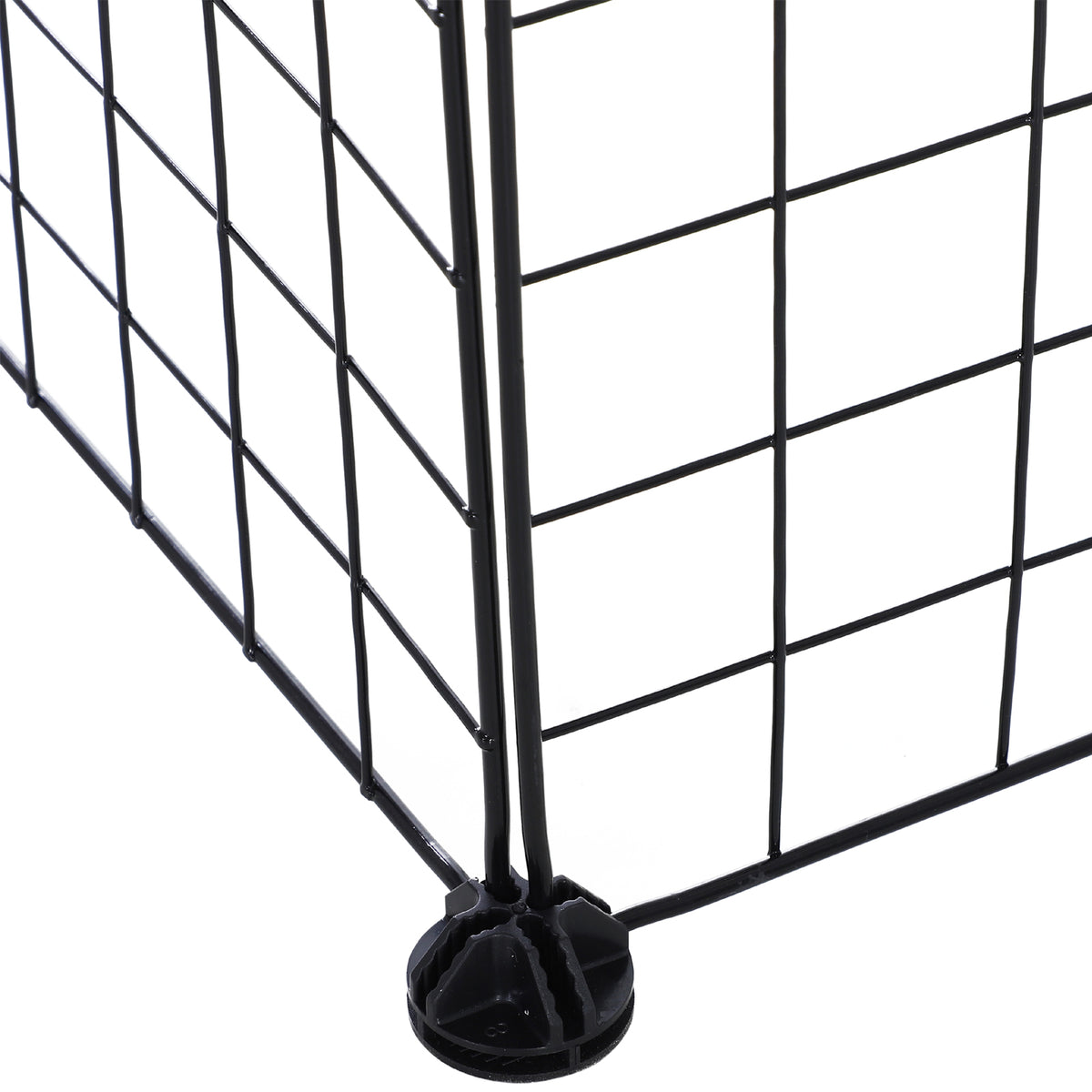 Cage parc clôture pour animaux domestiques enclos pour petits animaux modulable 2 niveaux 72 panneaux bords arrondis