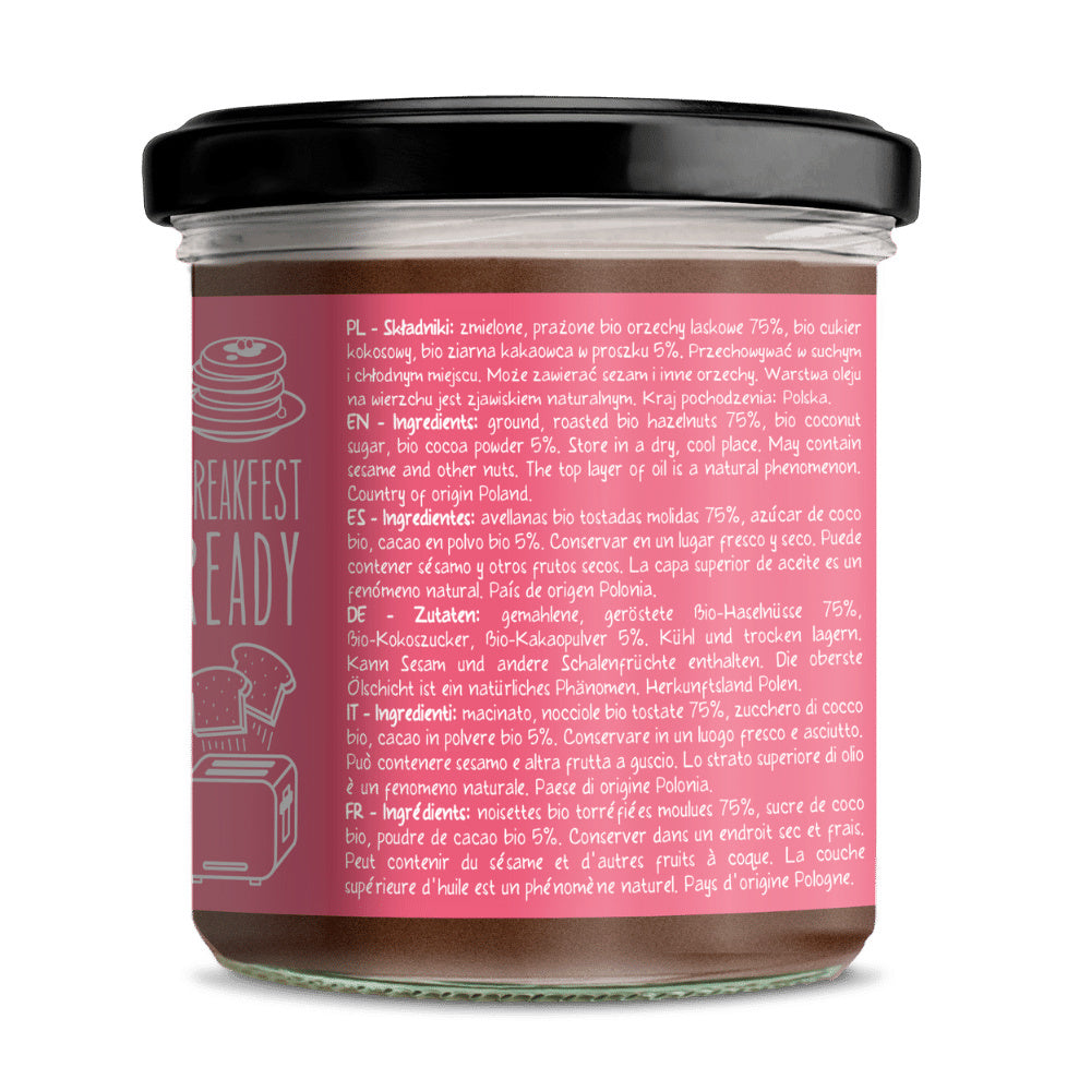 BIO CREAM HAZELNUT & COCOA CRUNCHY