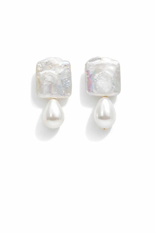 Boucles Eugénie en perles de culture baroques