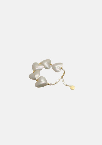 Bracelet Judith coeur de nacre
