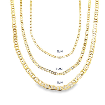 Flat Mariner Gucci Chain (F123/F124/F136)
