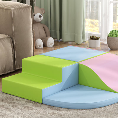 Module motricité bébé 6PCS parcours motricité bébé en mousse EPE pour enfants d'âge préscolaire, multicolore