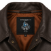 Men’s Wing Collar Leather Bomber Jacket Riders Republic UK