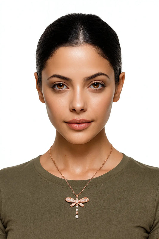 SOLVEIG Collier Plaquée Or Rose 18K