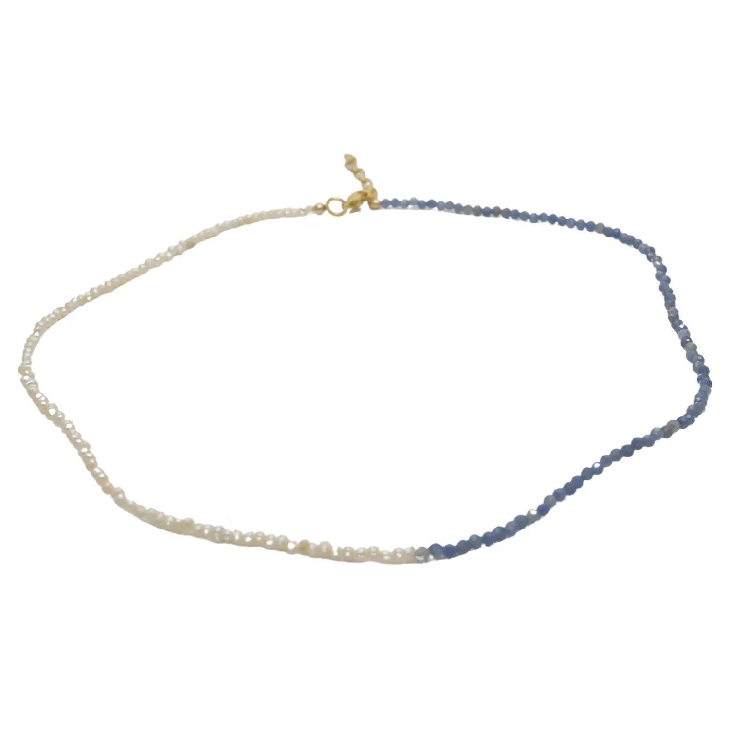 Collier Emmie bi-matière en perles