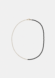 Collier Emmie bi-matière en perles