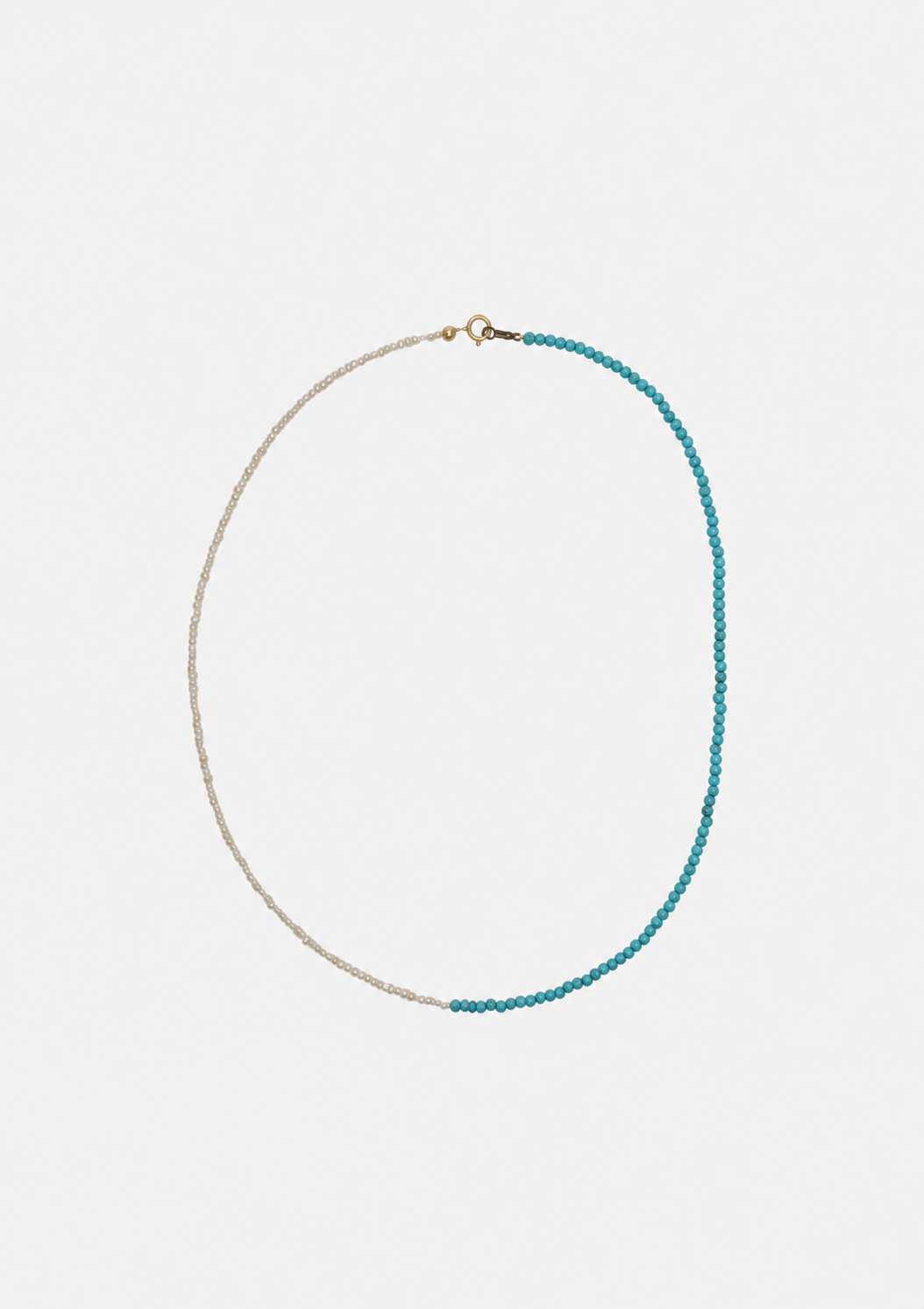 Collier Emmie bi-matière en perles