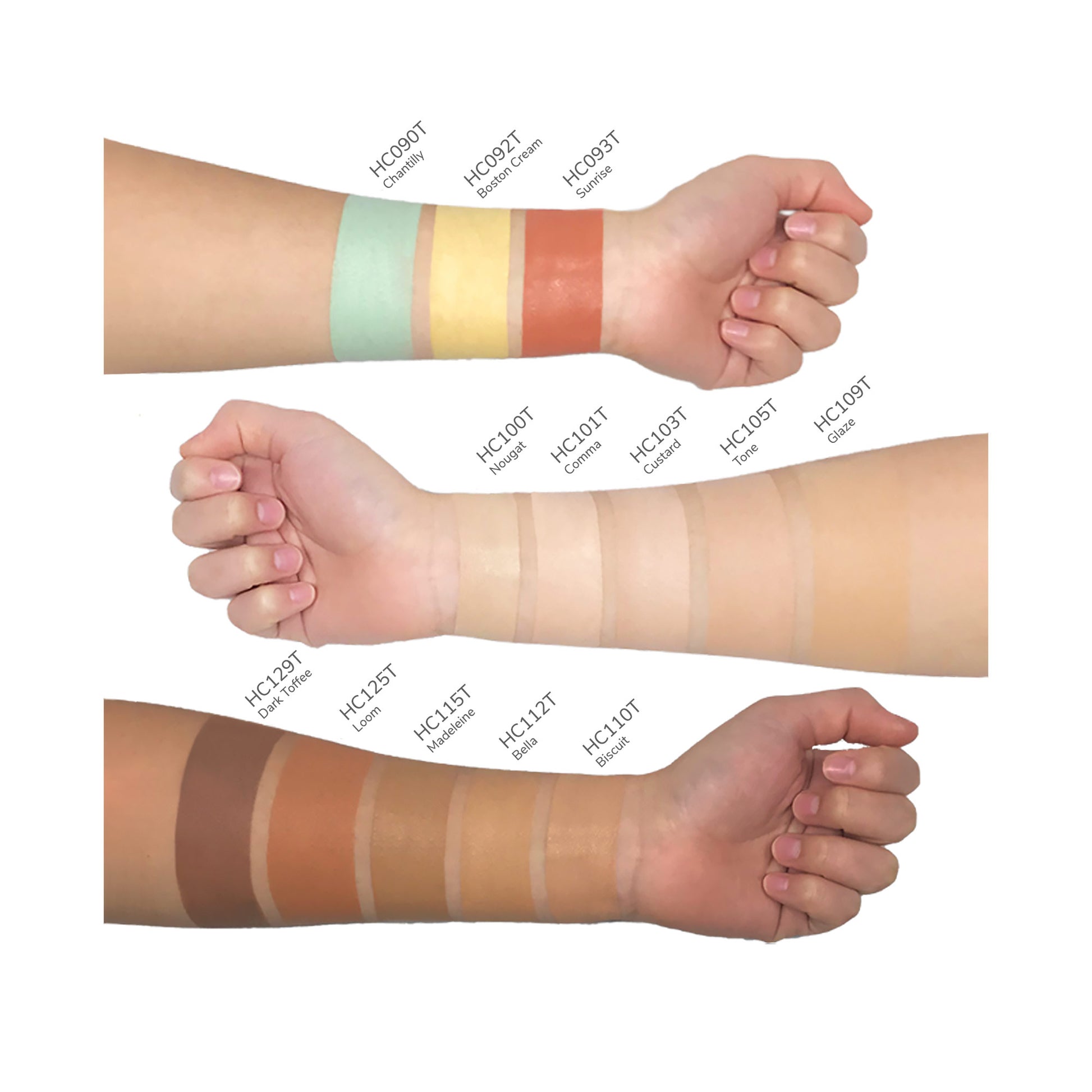 Full Coverage Concealer Cream – Brightening & Color Correcting | CAD B | HC109T