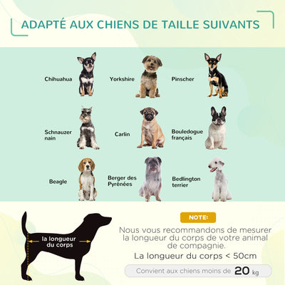 Lit pour chien chat lit de camp grand confort sur pieds tissu oxford textilène micro-perforé 76L x 61l x 18H cm bleu marine noir