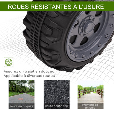 Quad buggy voiture électrique enfant quad électrique 18-36 mois 6 V 2 Km/h max. vert