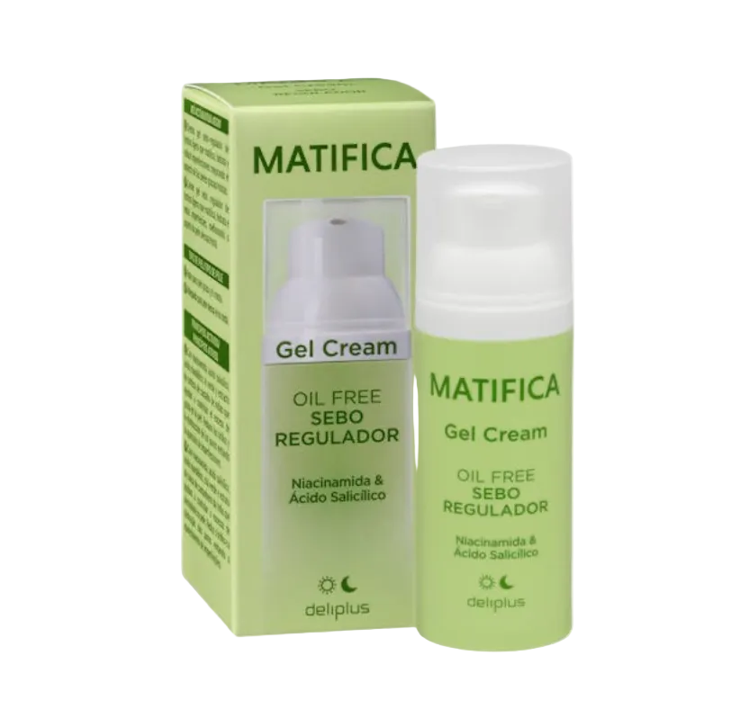 Deliplus - Crème gel matifiante visage Oil Free