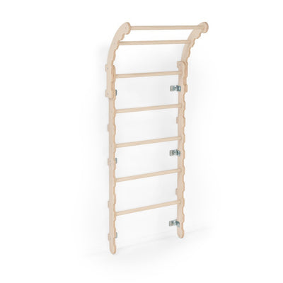 MAMOI® Swedish ladder, Wooden gorilla gym for kids, Indoor baby climbing frame for toddlers, Monkey bars and play gym, Childrens climbing wall, Gymnastics bar and equipment for home