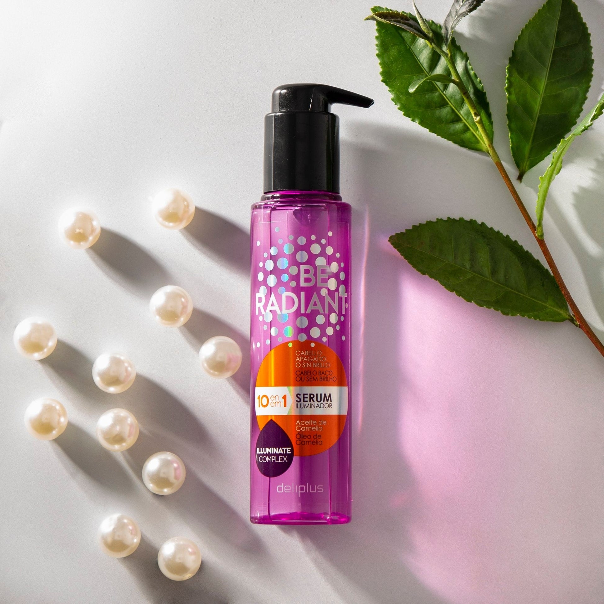 Deliplus – Sérum Capillaire 10 en 1 Be Radiant à l’Huile de Camélia
