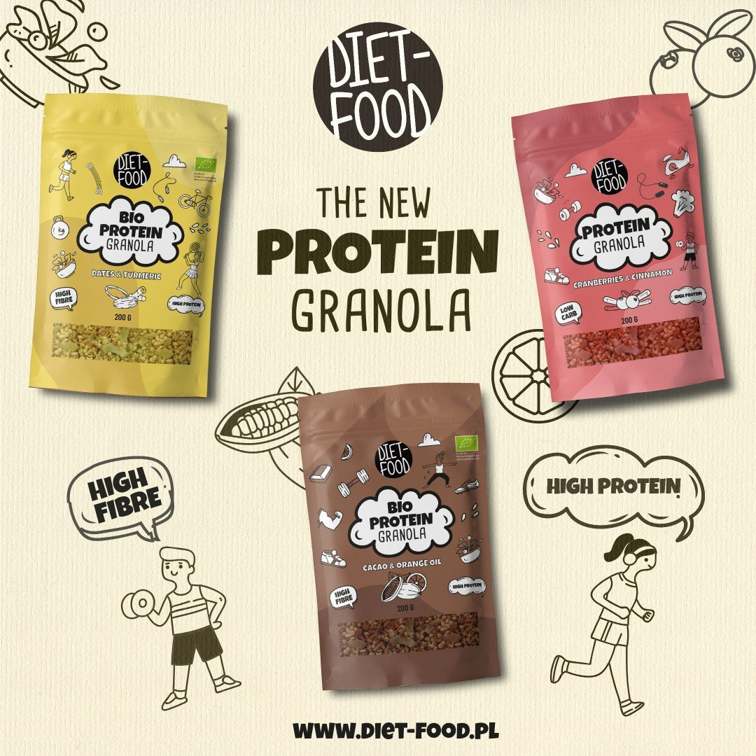 Bio Protein Granola Cacao/Orange Oil 200 g